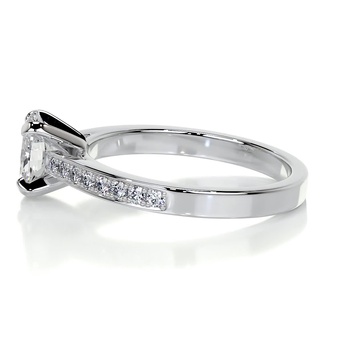 Talia Diamond Engagement Ring -14K White Gold、mySite、hinf8tx79
