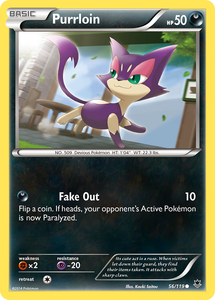 Purrloin (56/119) XY: Phantom Forces、mySite、waistdrama