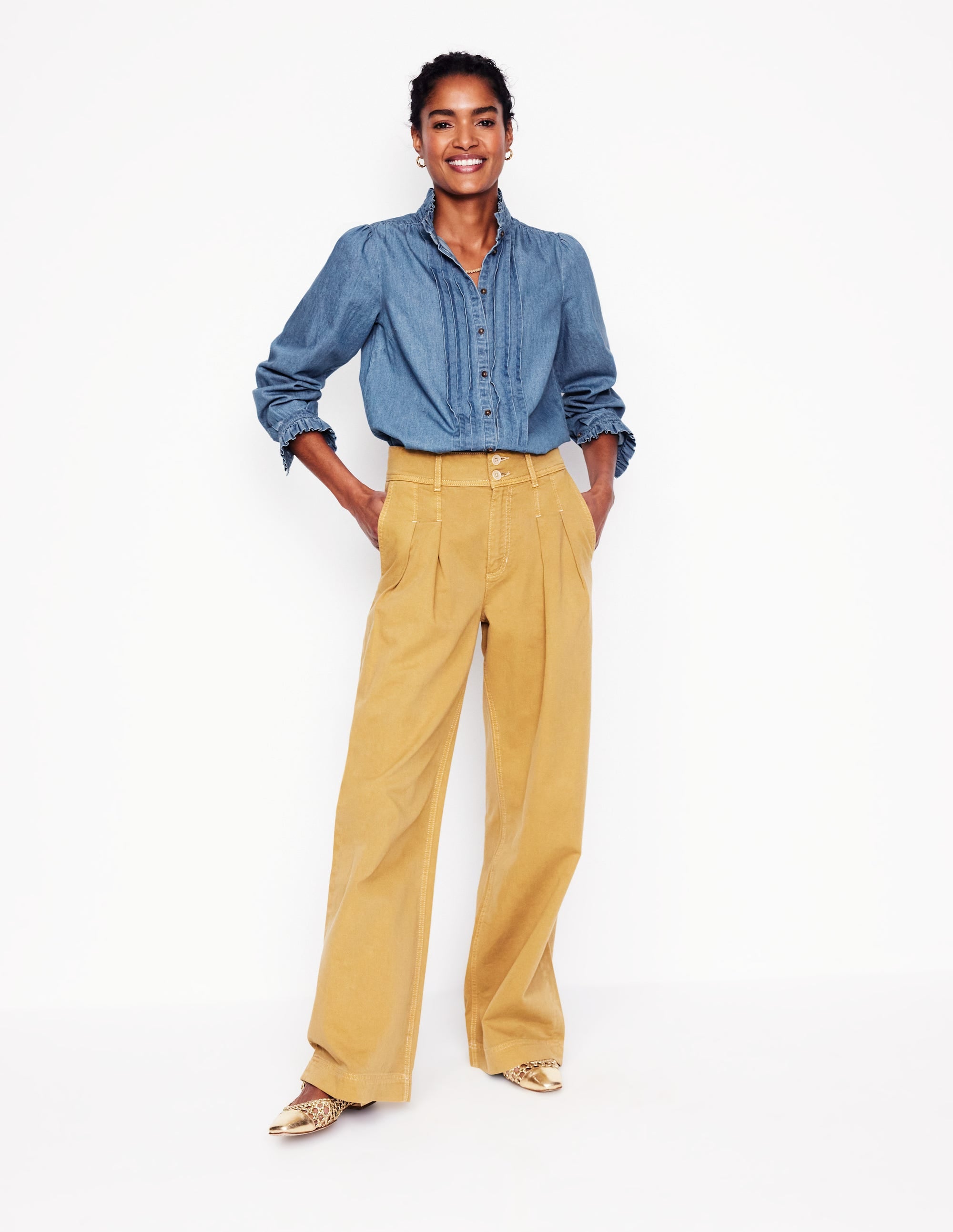  Felicity Denim Blouse-Light Authentic、mySite、ashleygrahame