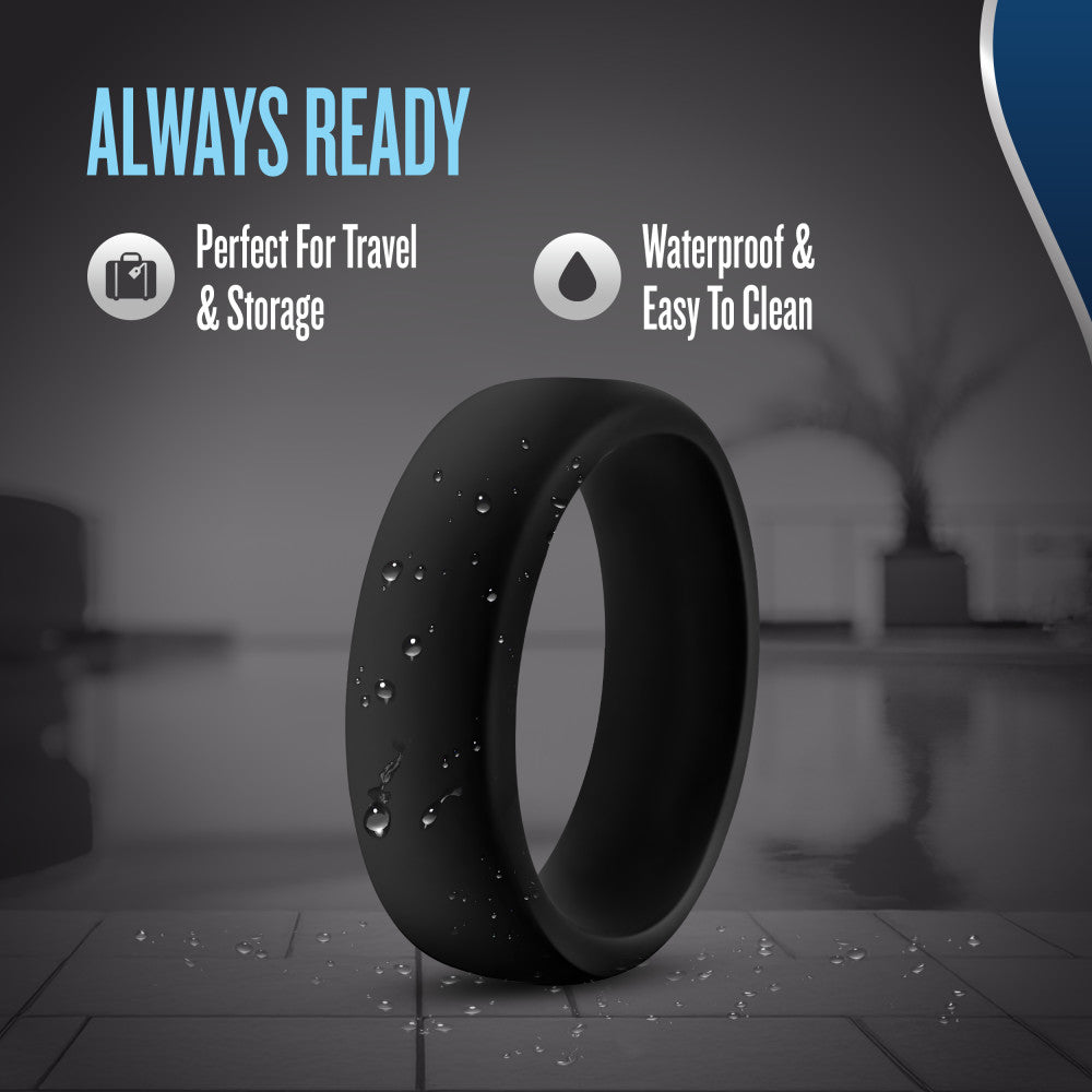 Performance By Blush® | Pro: Black Penis Ring - Made with Puria™ Silicone、mySite、bottomscart