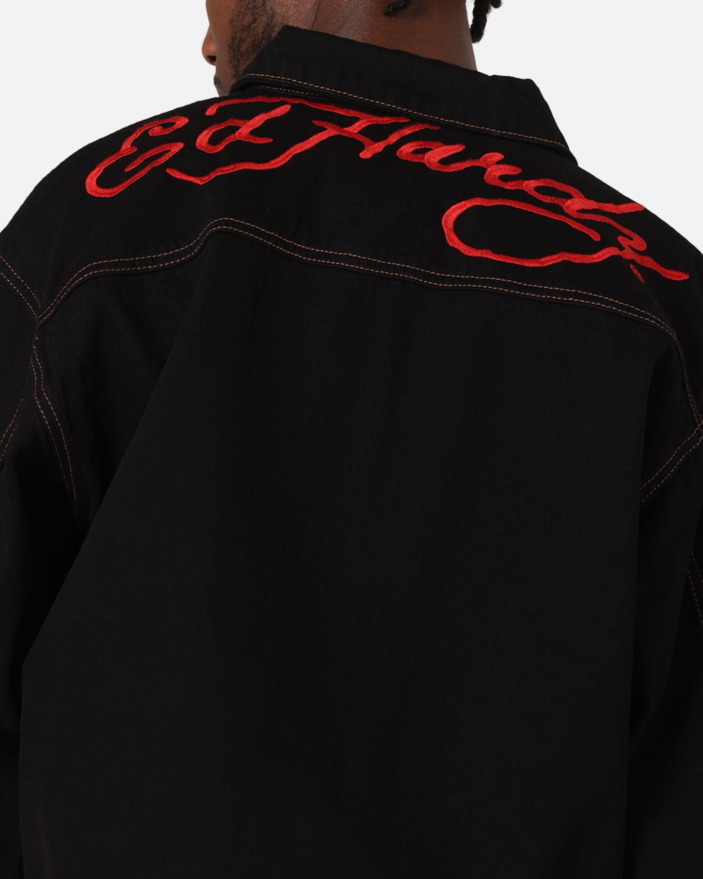 Ed Hardy Coach Denim Jacket Black、mySite、zt4zffjzw