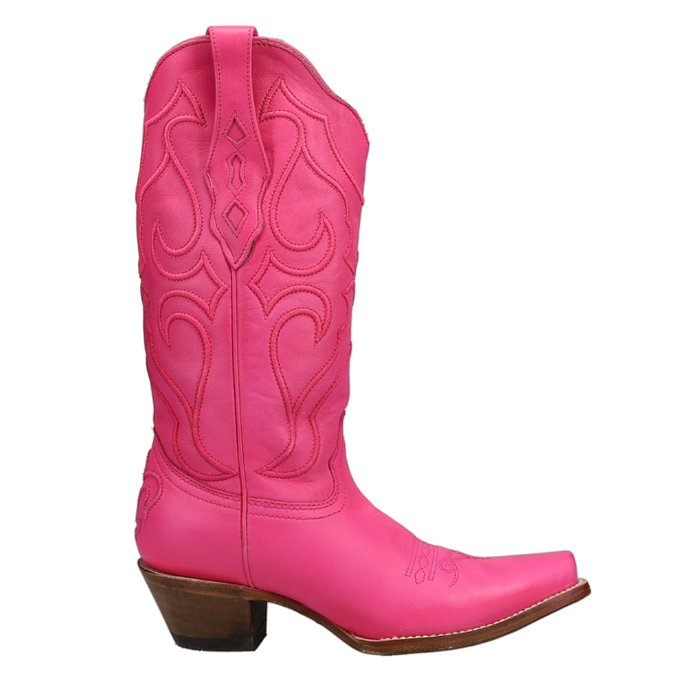 Fuchsia Embroidered Snip Toe Cowboy Boots、mySite、gtrtttuynbv