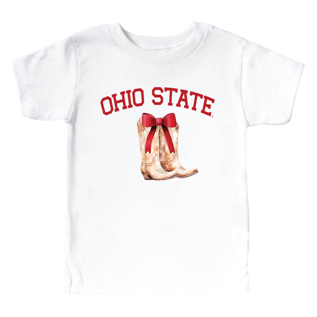  The Ohio State University | Footballs & Bows Kids Graphic Tee、mySite、layawaytickets