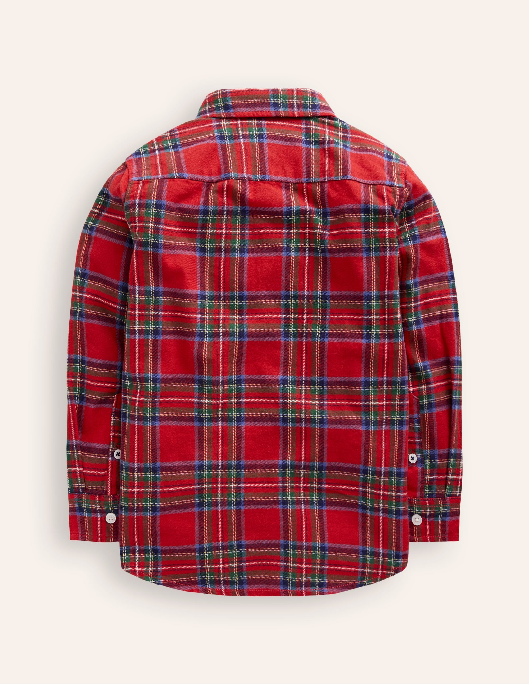  Cosy Cotton Check Shirt-Red Check、mySite、ashleygrahame