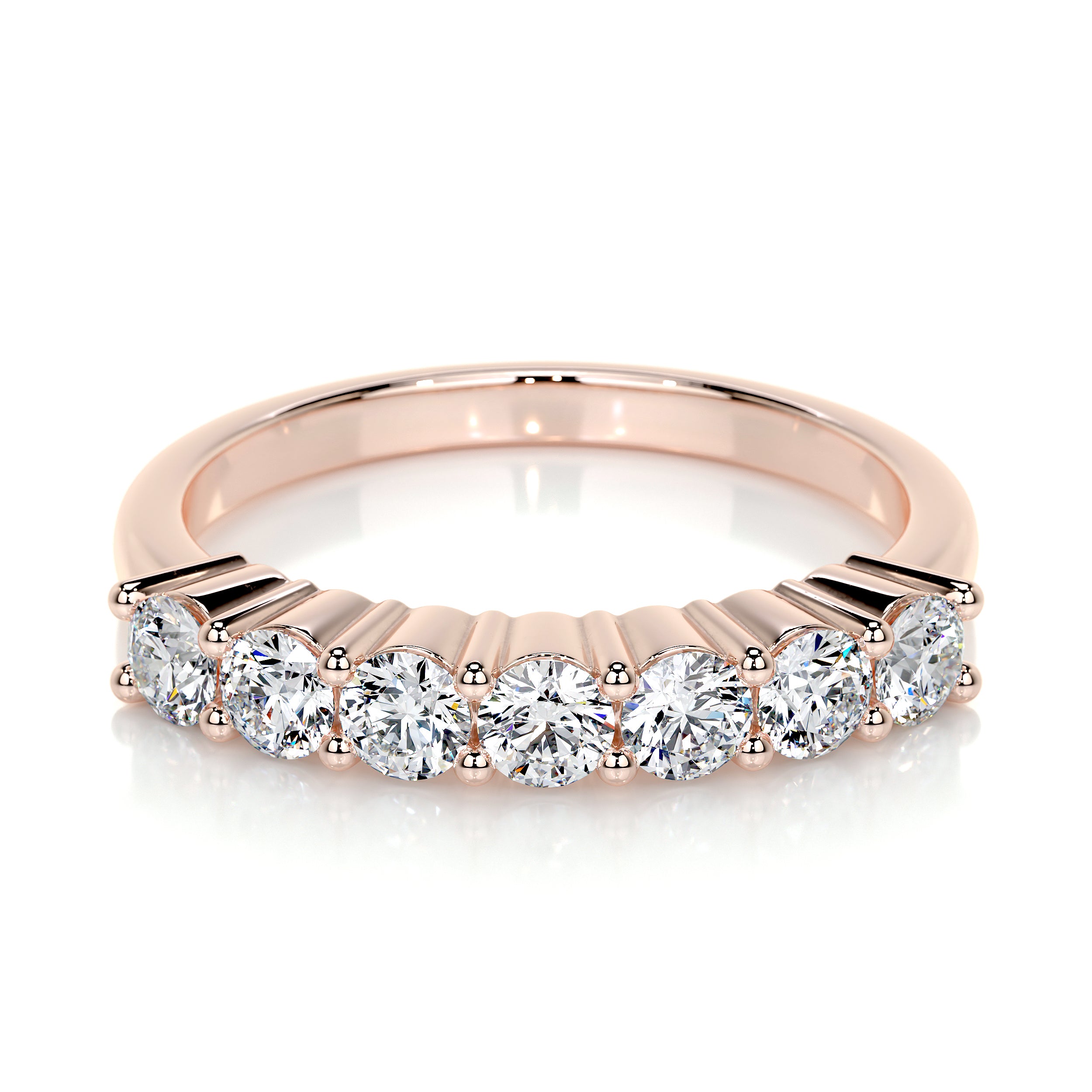 Catherine Lab Grown Diamond Wedding Ring (0.75 Carat) -14K Rose Gold、mySite、hinf8tx79