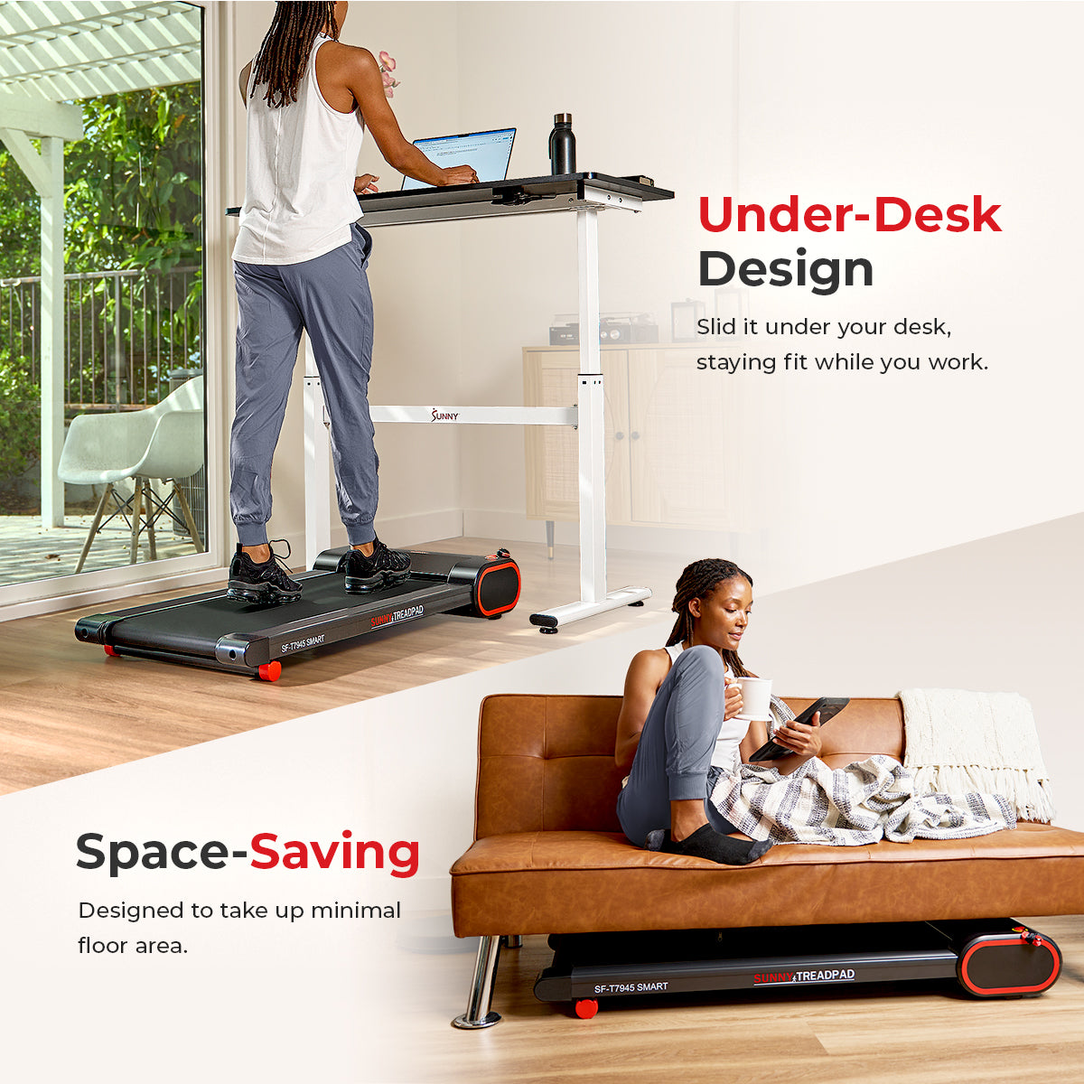  Under Desk Smart TreadPad® Walking Treadmill、mySite、ghnorth