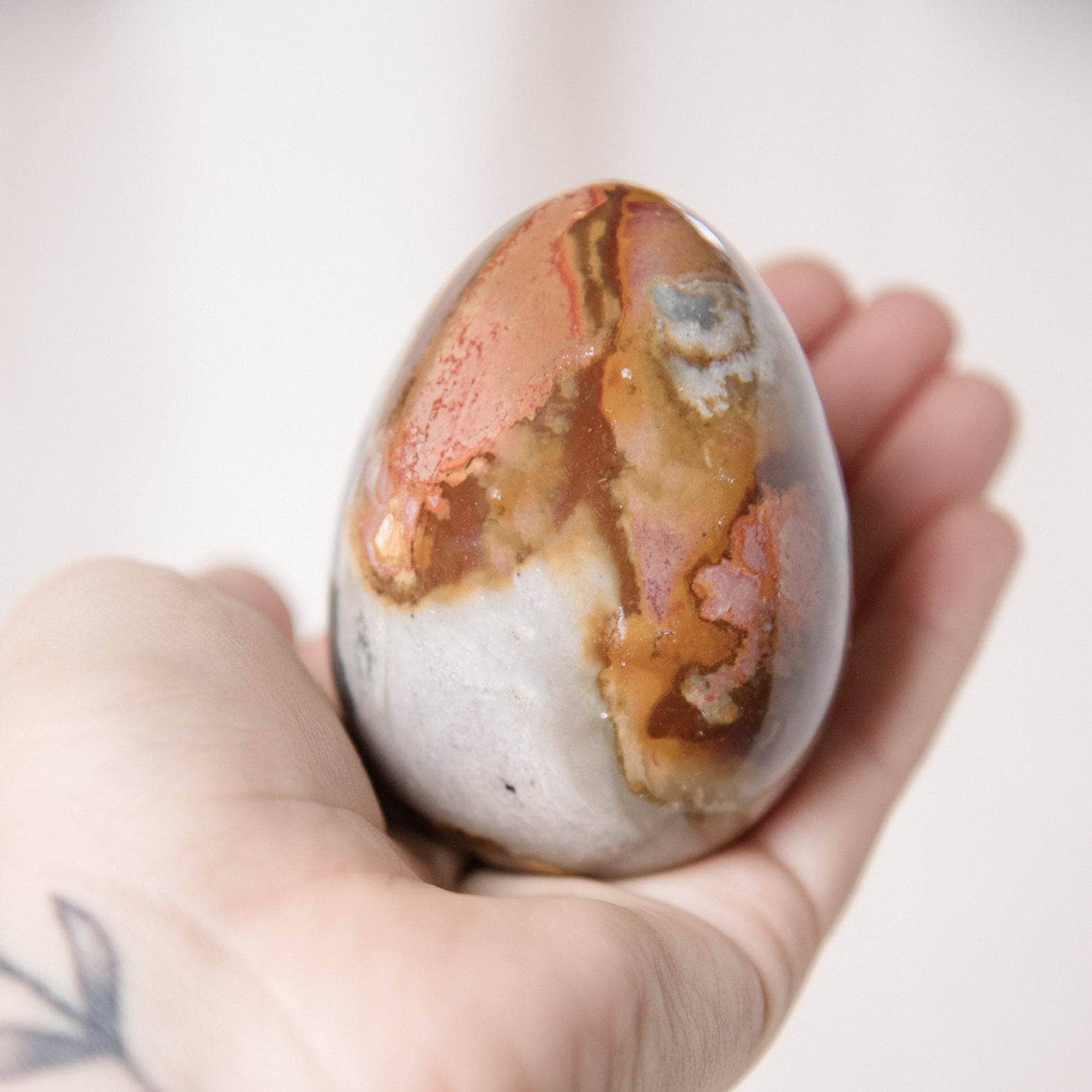 Polychrome Jasper Eggs - AAA Premium Quality、mySite、hinf8tx79
