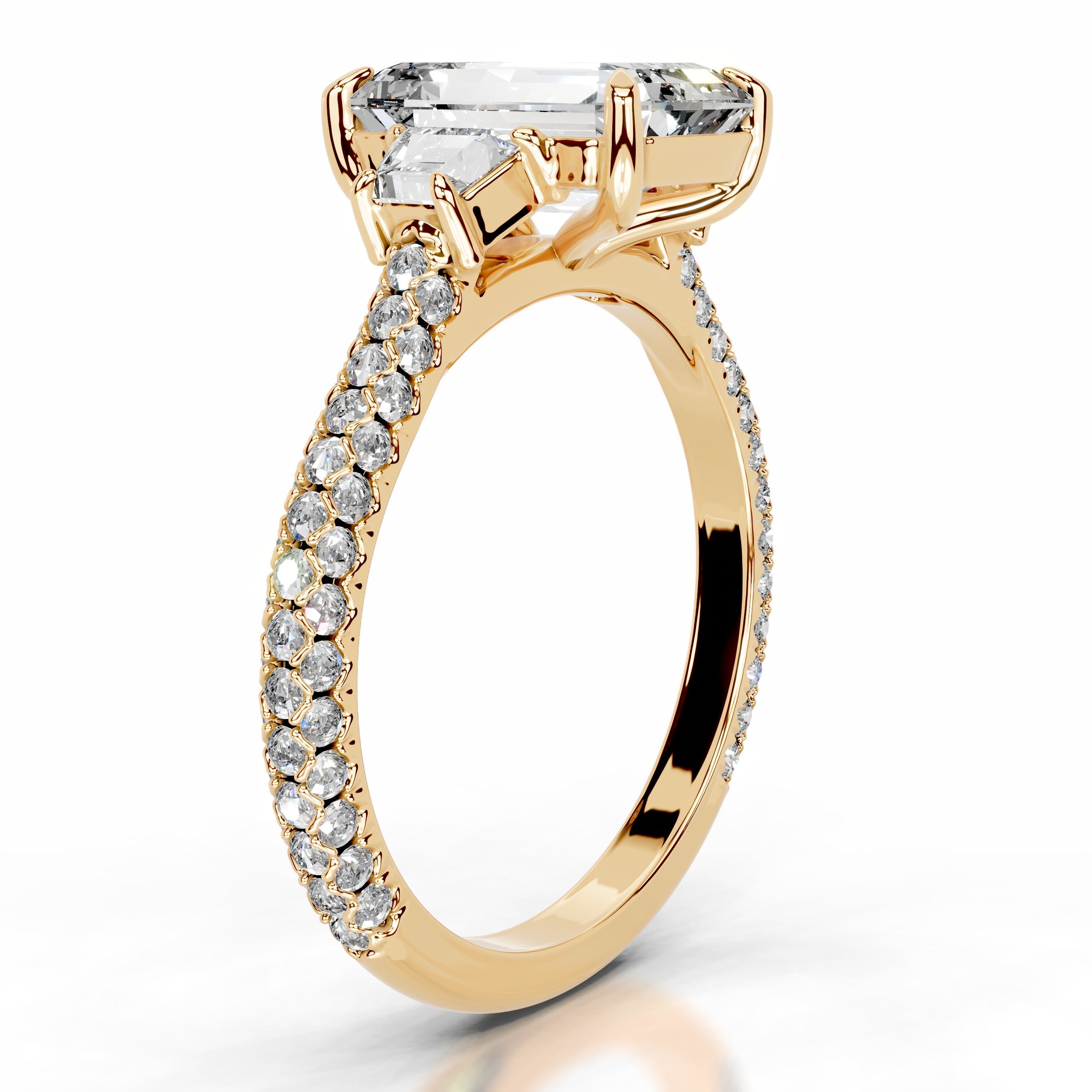 Cruz Lab Grown Diamond Ring - 18K Yellow Gold (RTS)、mySite、hinf8tx79