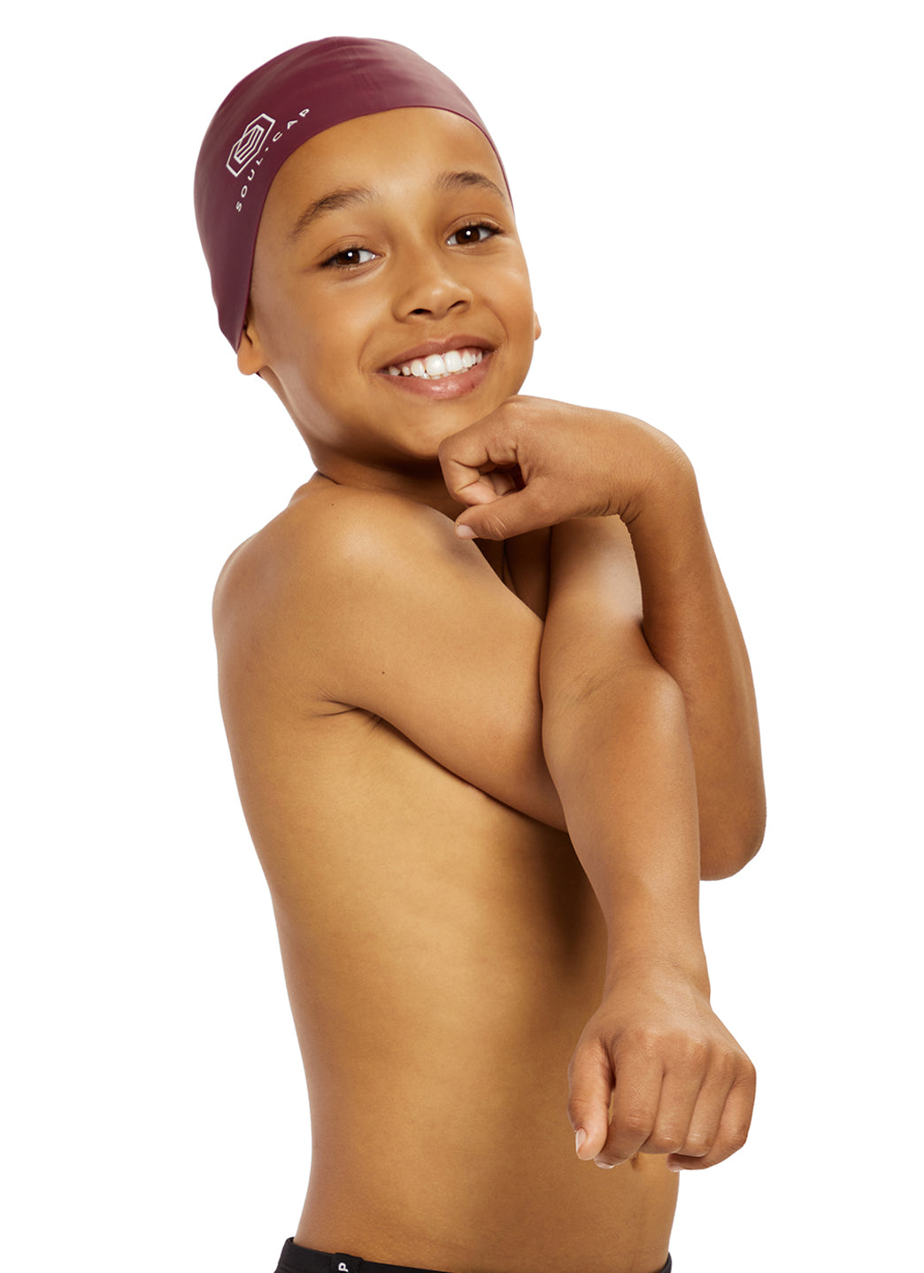 SOUL CAP Kids' Swim Cap、mySite、noshort