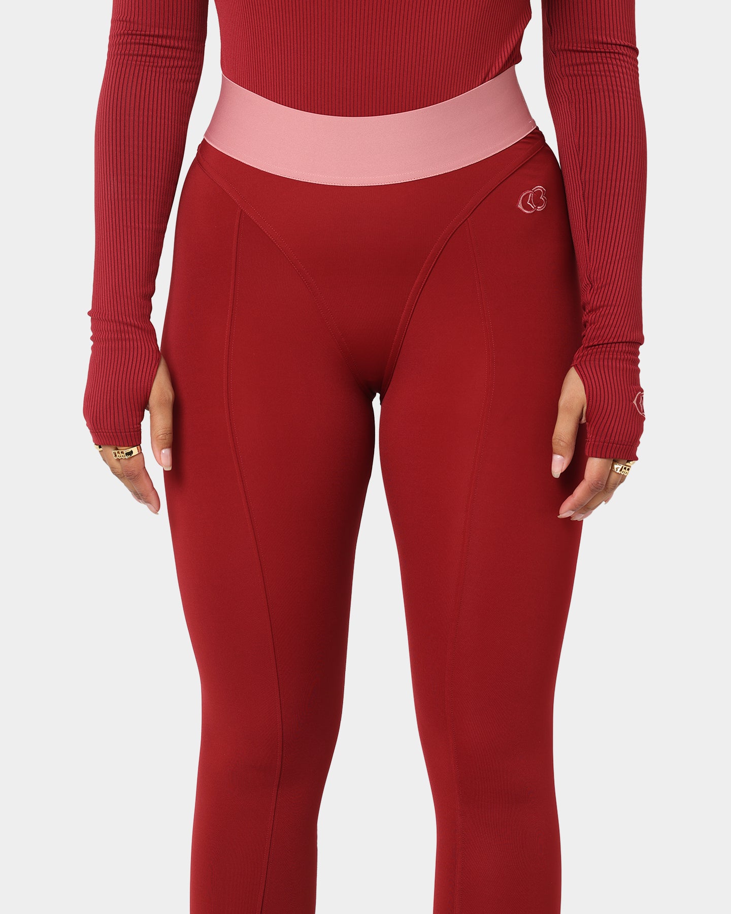 Reebok Women's Cardi B X Reebok Tights Triathlon Red、mySite、zt4zffjzw