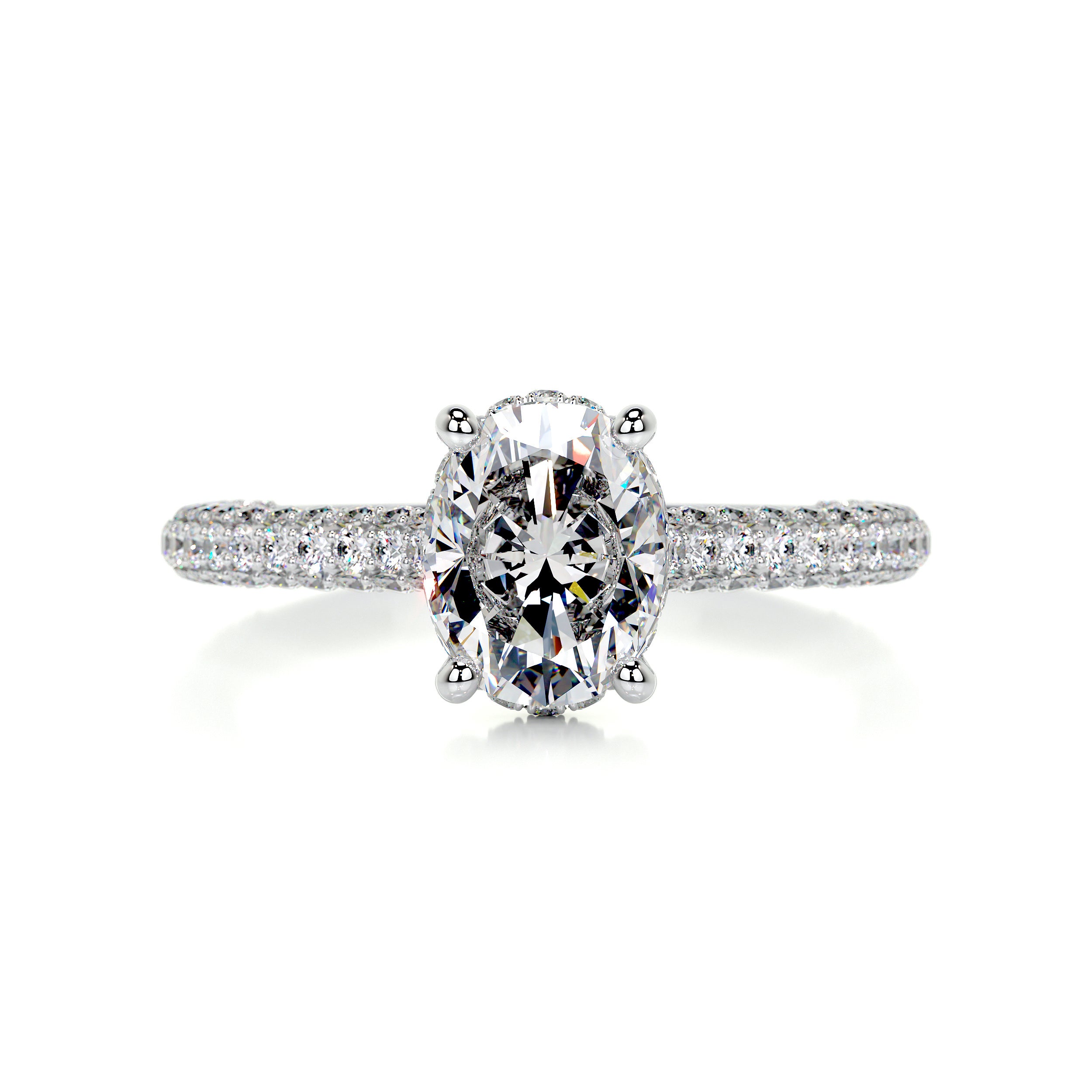 Rebecca Moissanite & Diamond Ring -Platinum、mySite、hinf8tx79