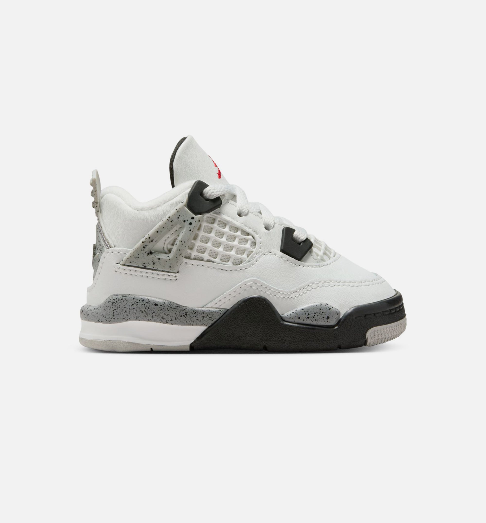 Air Jordan 4 Retro White Cement Infant Toddler Lifestyle Shoe - Summit White/Fire Red/Cement Grey/Black、mySite、dreamappss
