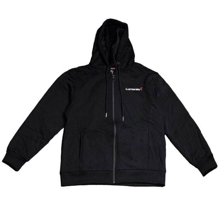  Lumenier Zippered Hoodie - Black、mySite、merchandisen
