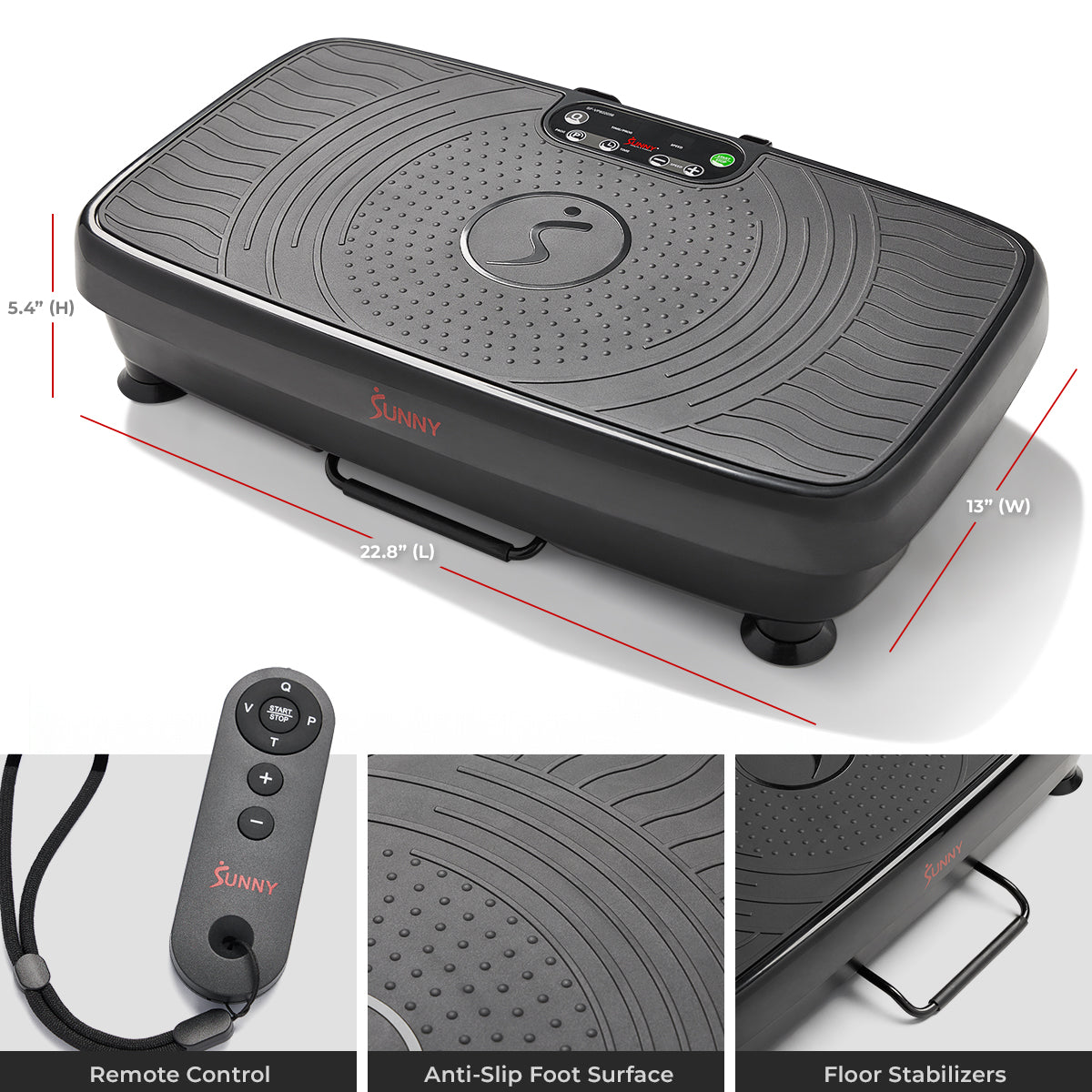  Fitboard 2D Vibration Platform with Resistance Band、mySite、ghnorth