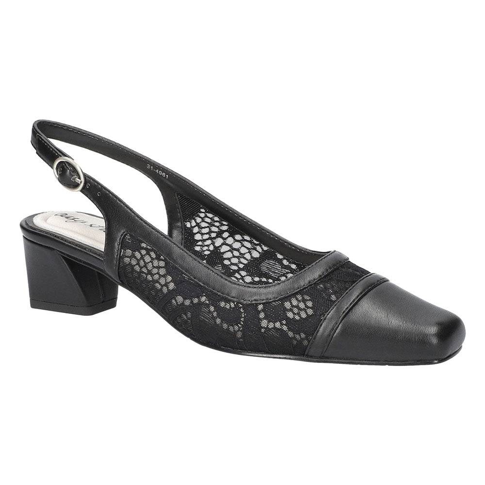 Fortune Square Toe Slingback Pumps、mySite、gtrtttuynbv