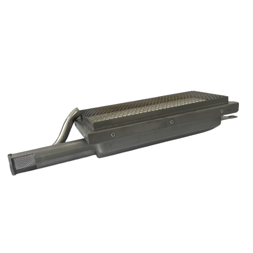 BBQ Infrared Searing Burner Stainless Steel Ceramic Gas Burner (Square 9.8x4.5 inch)、、eastwooduniform