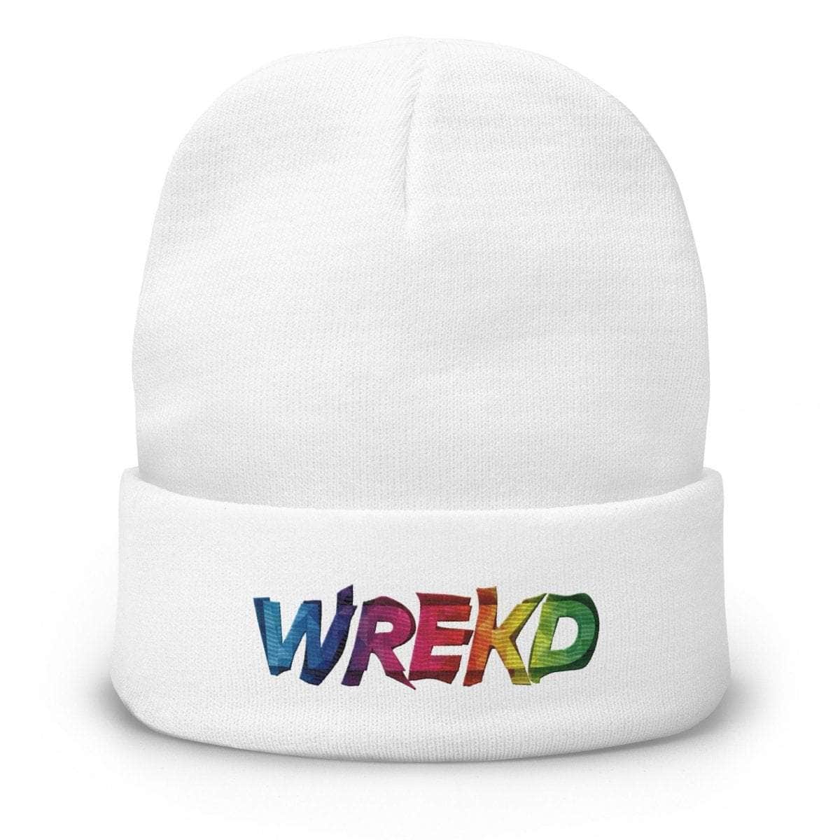  WREKD Colorful Embroidered Beanie、mySite、merchandisen