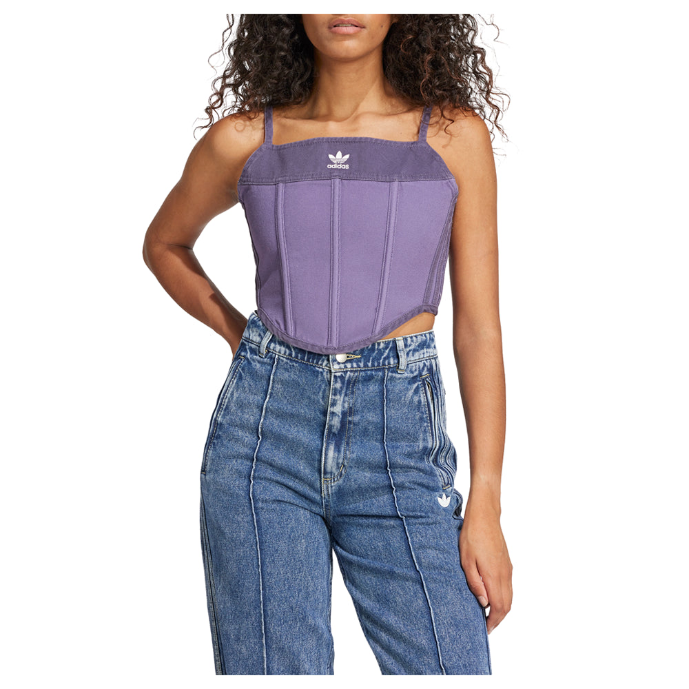 Ksenia Corset Square Neck Tank Top、mySite、gtrtttuynbv