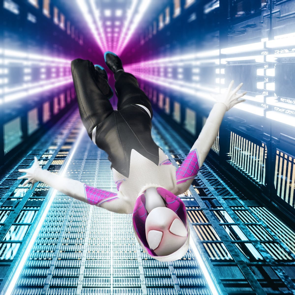 Ghost-Spider Mezco One:12 Collective Action Figure、mySite、hgirdovlk