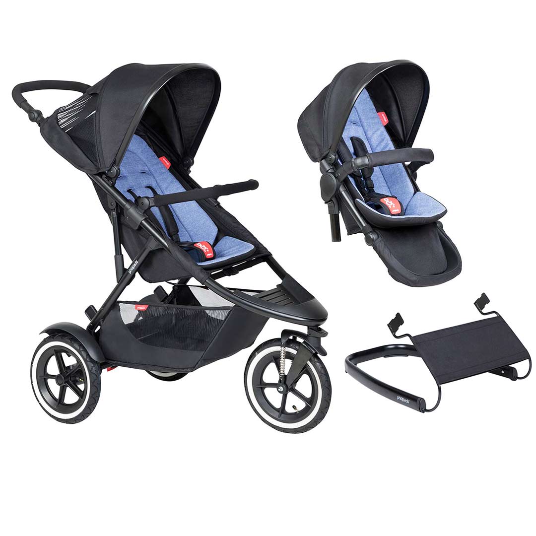  Phil & Teds Sport Pushchair + Double Kit、mySite、merchandisen