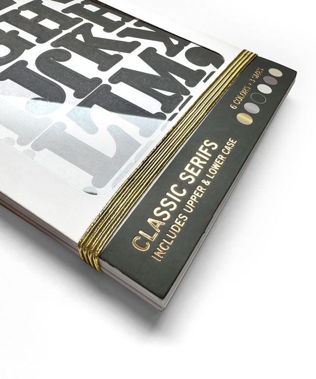  Alphabet Stickers - Alphabooks Classic Serifs、mySite、ghnorth