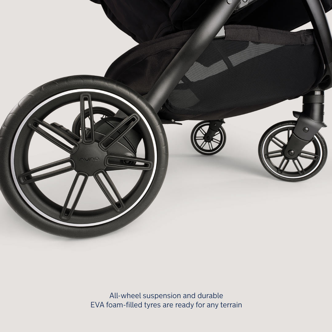  Nuna TRVL DUBL Pushchair - Caviar、mySite、merchandisen
