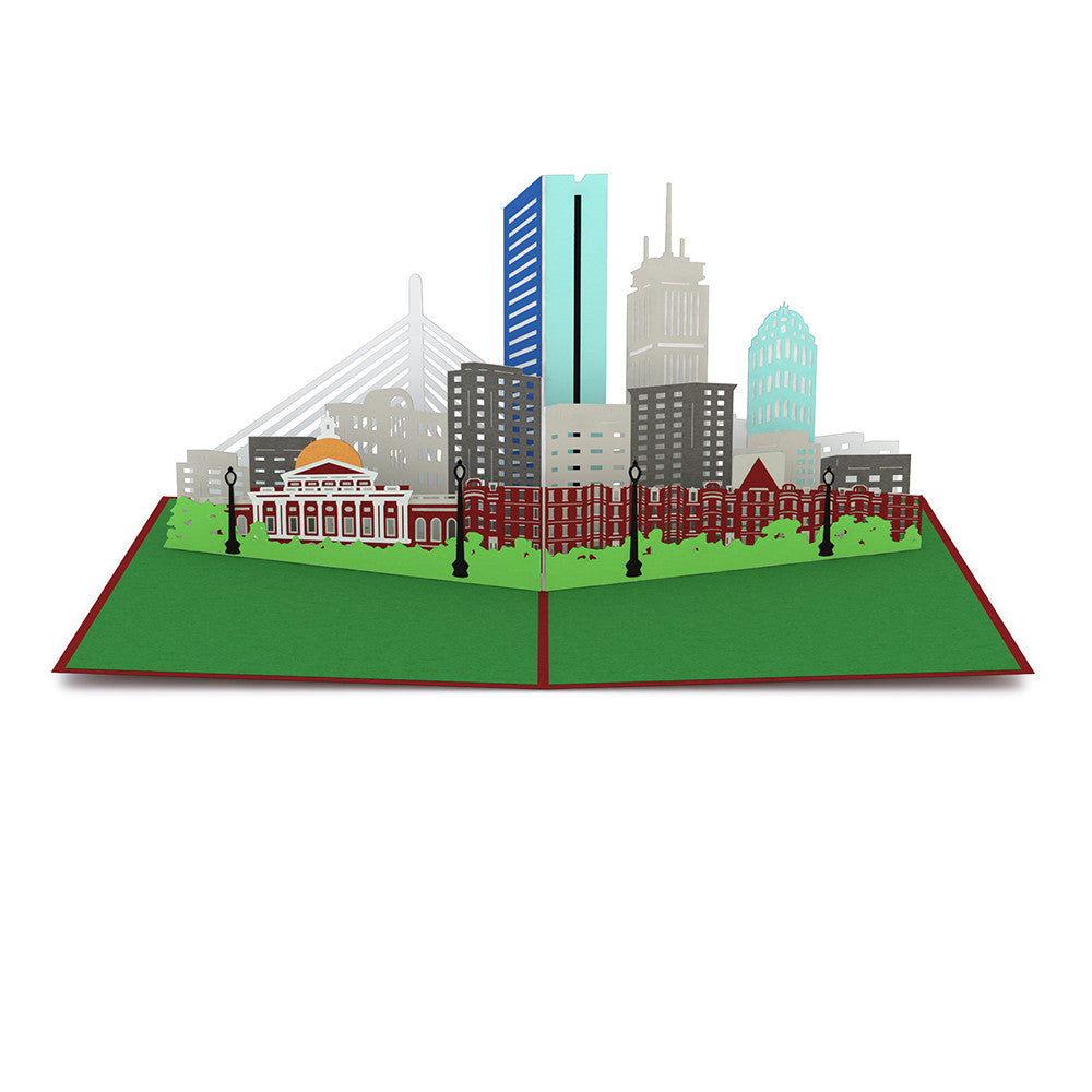 Boston Skyline Pop-Up Card、mySite、solidvoid