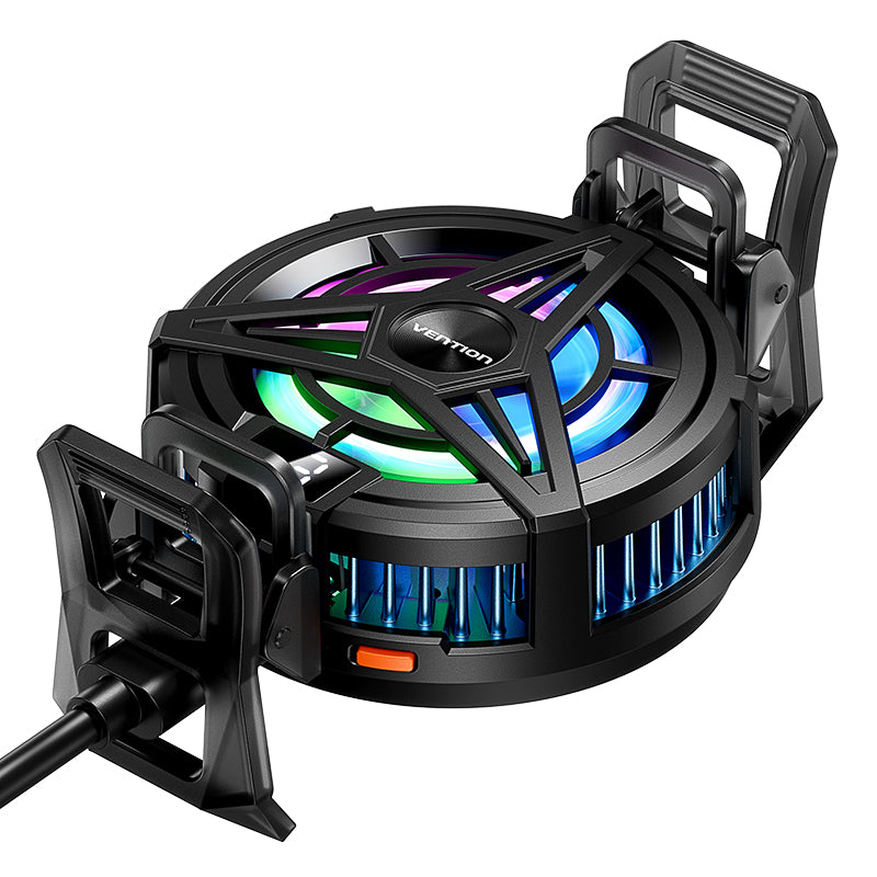 Vention Magnetic Mobile Phone Cooler with 3-Gear Adjustment Black LED Display Type、mySite、fannypackpong