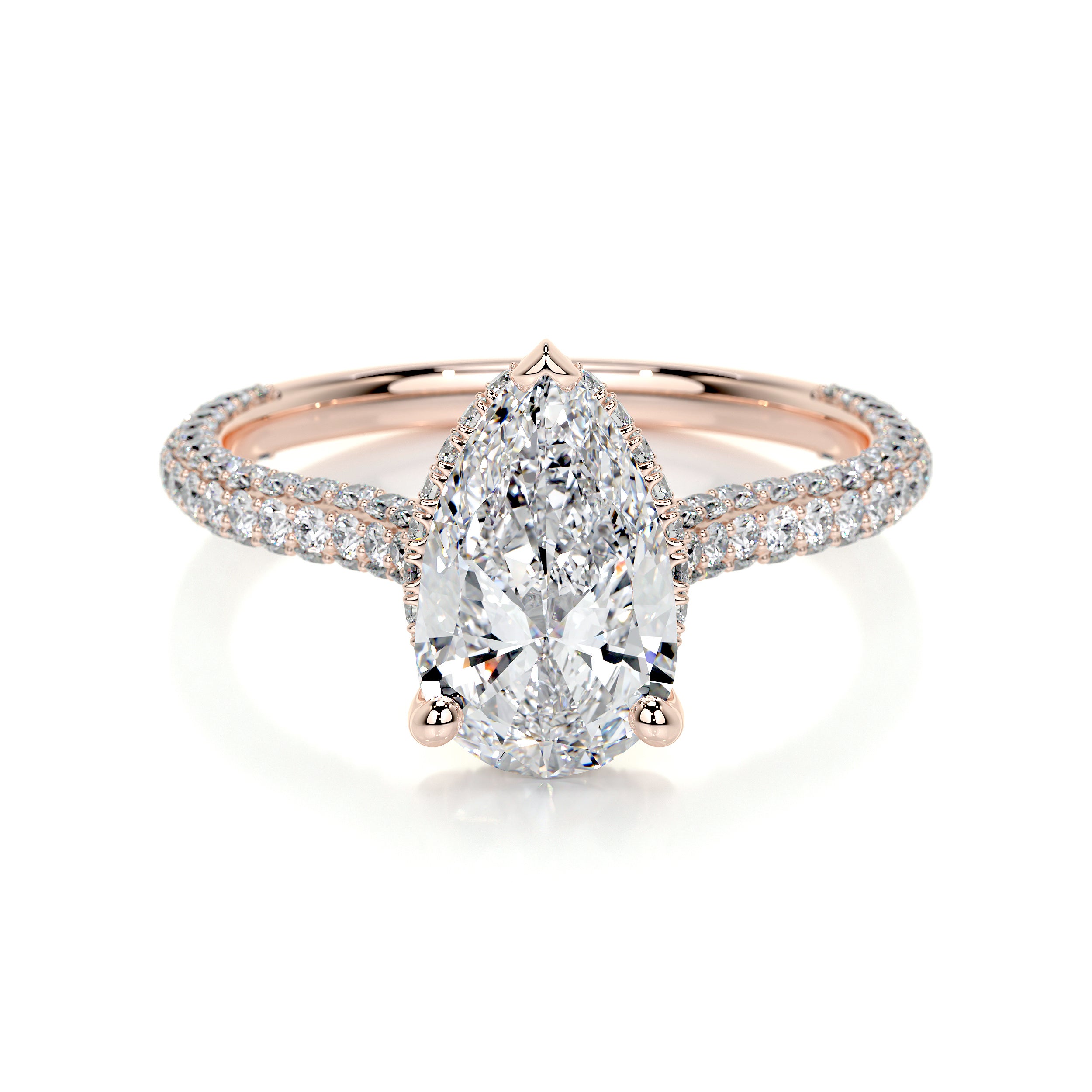 Nakia Lab Grown Diamond Ring -14K Rose Gold、mySite、hinf8tx79