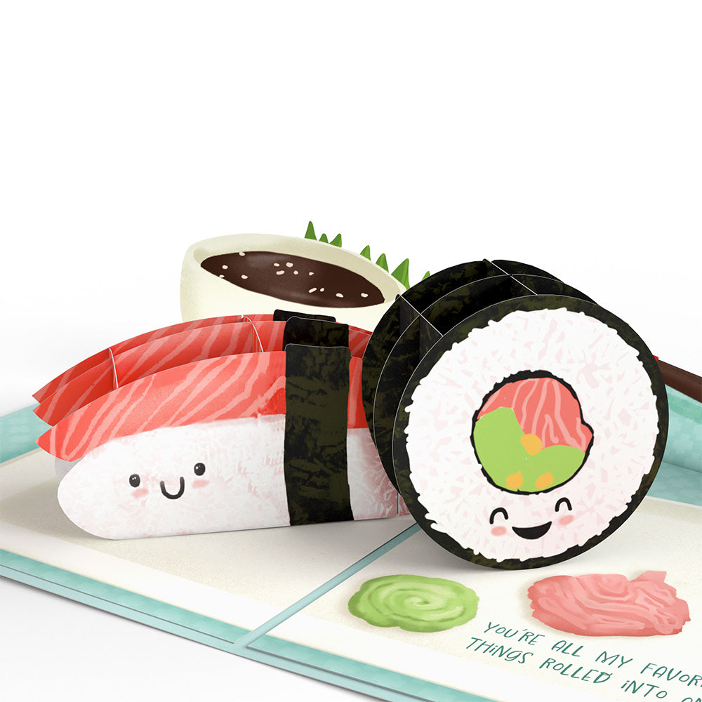 Soy Glad You're in My Life Sushi Pop-Up Card、mySite、solidvoid