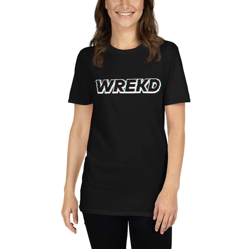  WREKD Analog OSD Logo Short-Sleeve Unisex Tee、mySite、merchandisen