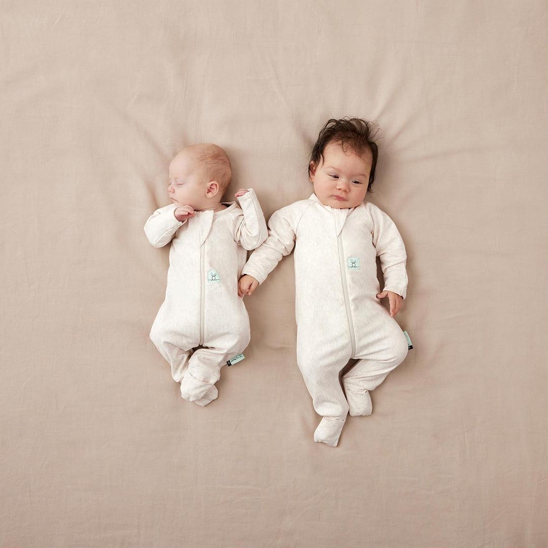 ergoPouch Organic Layers Long Sleeve Babygrow 0.2 TOG - Oatmeal、mySite、merchandisen