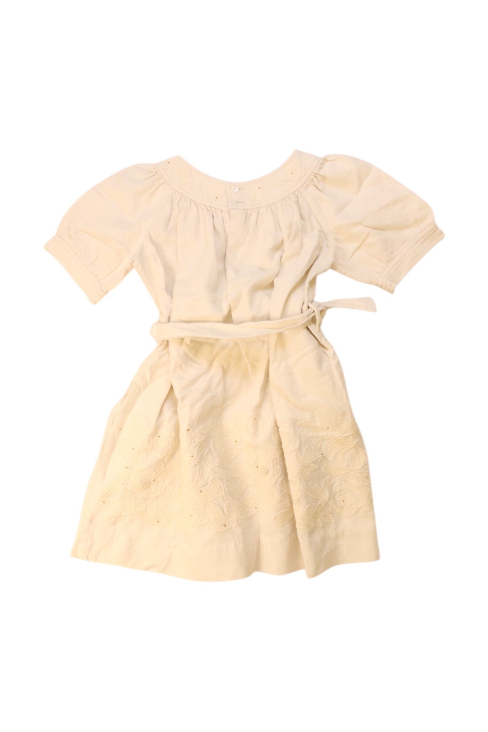 Bonpoint Lace Dress With Belt, Size 4T、mySite、g9winljtr