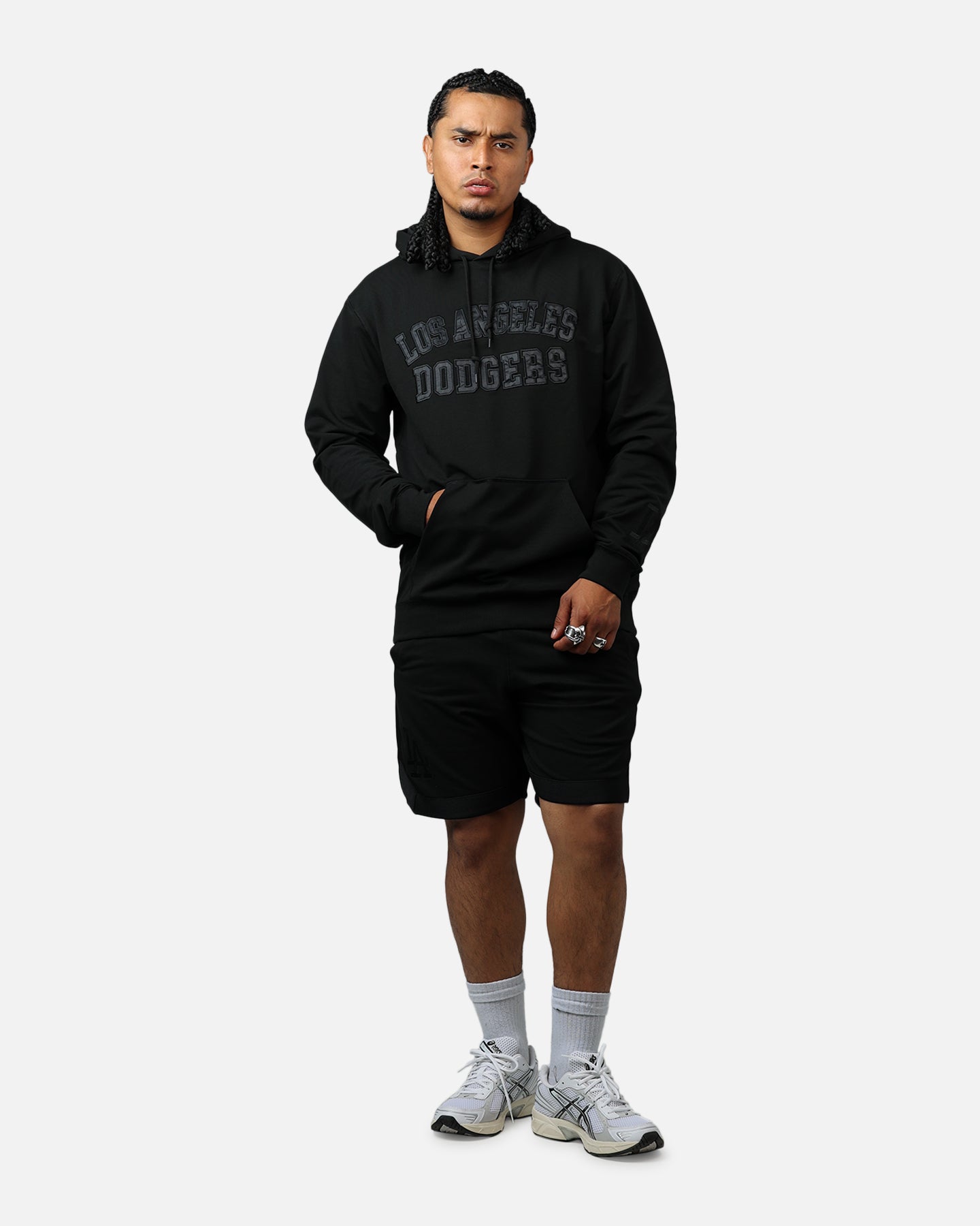 New Era Los Angeles Dodgers Logo Select Shorts Black/Black、mySite、zt4zffjzw