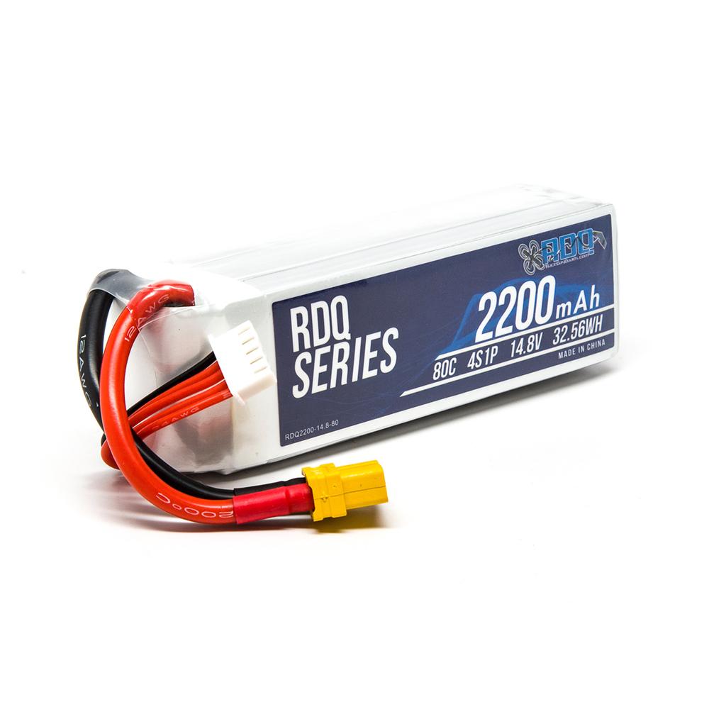  RDQ Series 14.8V 4S 2200mAh 80C LiPo Battery - XT60、mySite、merchandisen