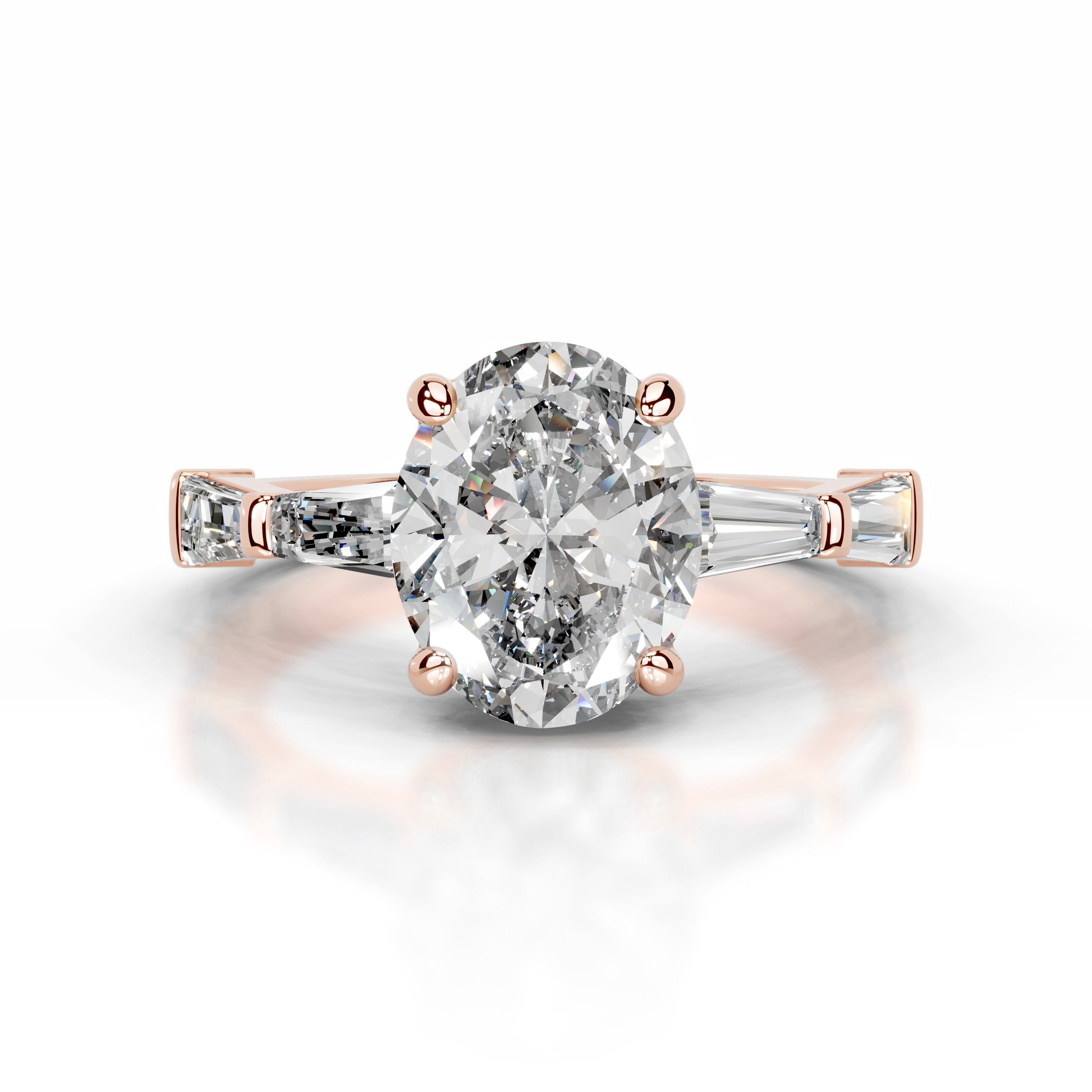 Calandra Diamond Engagement Ring - 14K Rose Gold、mySite、hinf8tx79