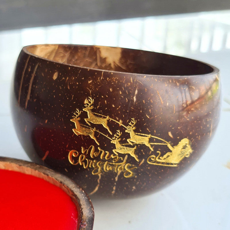Christmas Gifts | Coconut Bowl | Brown | 500 ml、mySite、camillekostekn