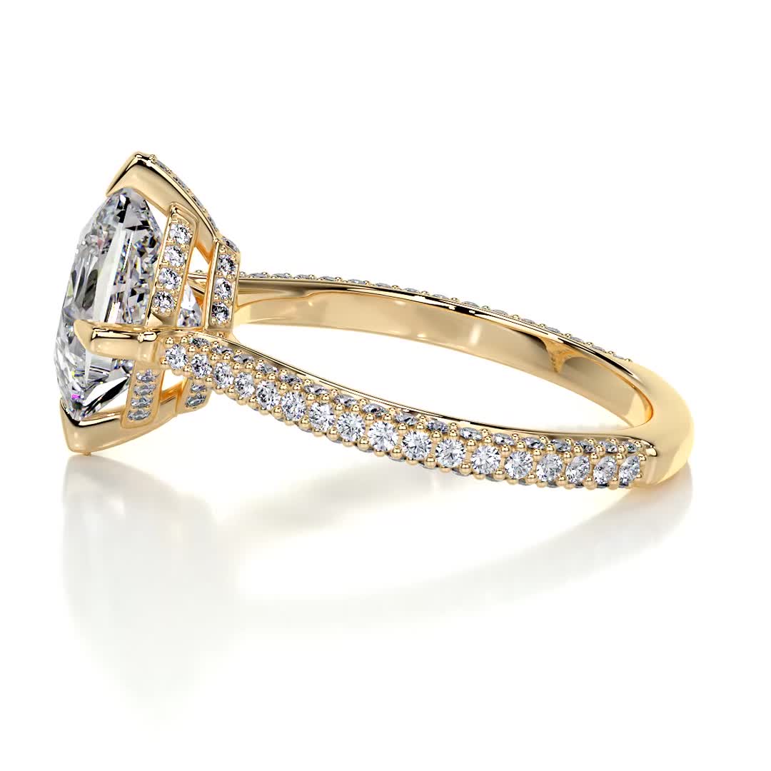 Jocelyn Diamond Engagement Ring -18K Yellow Gold、mySite、hinf8tx79