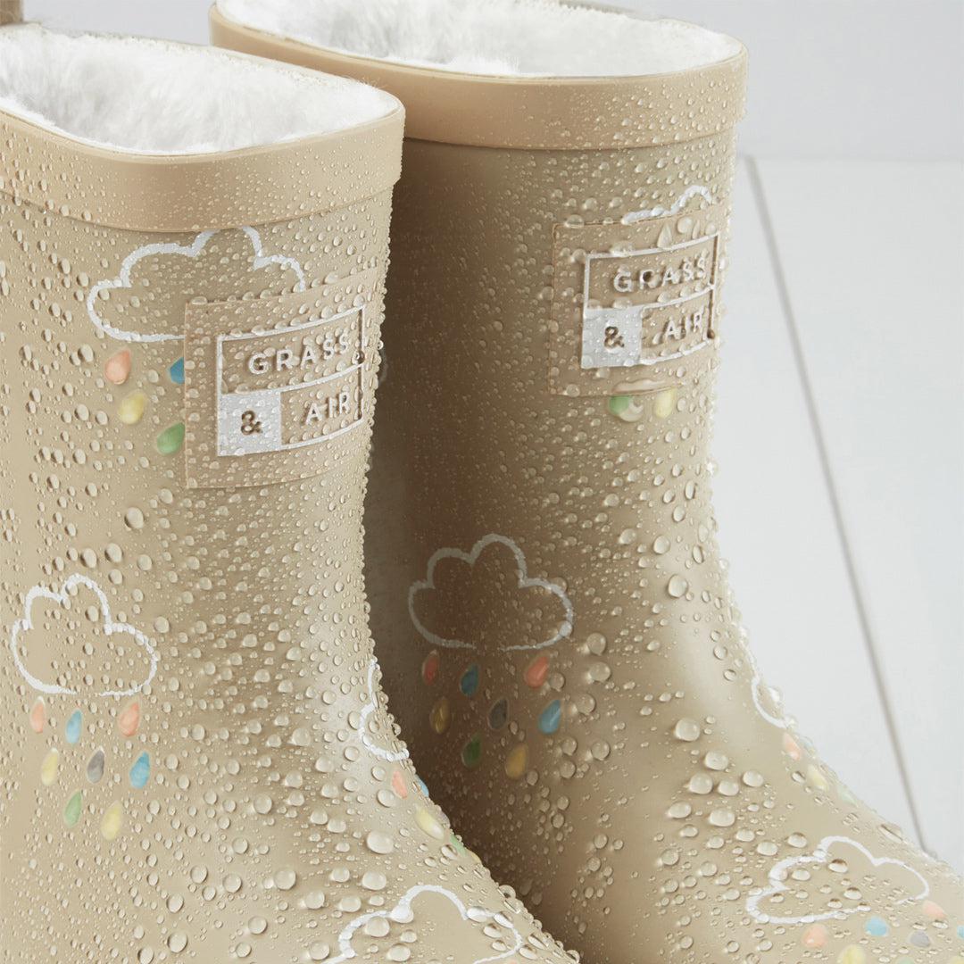  Grass & Air Winter Mini Adventure Boots With Bag - Stone、mySite、merchandisen