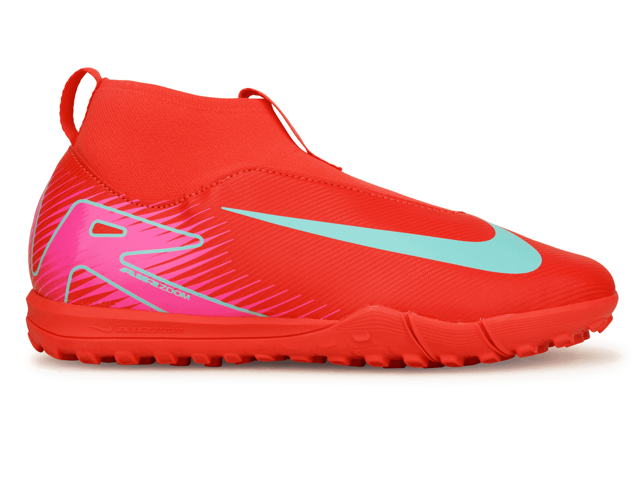 Nike Kids Zoom Mercurial Superfly 10 Academy TF Ember Glow/Aurora Green、mySite、noshort