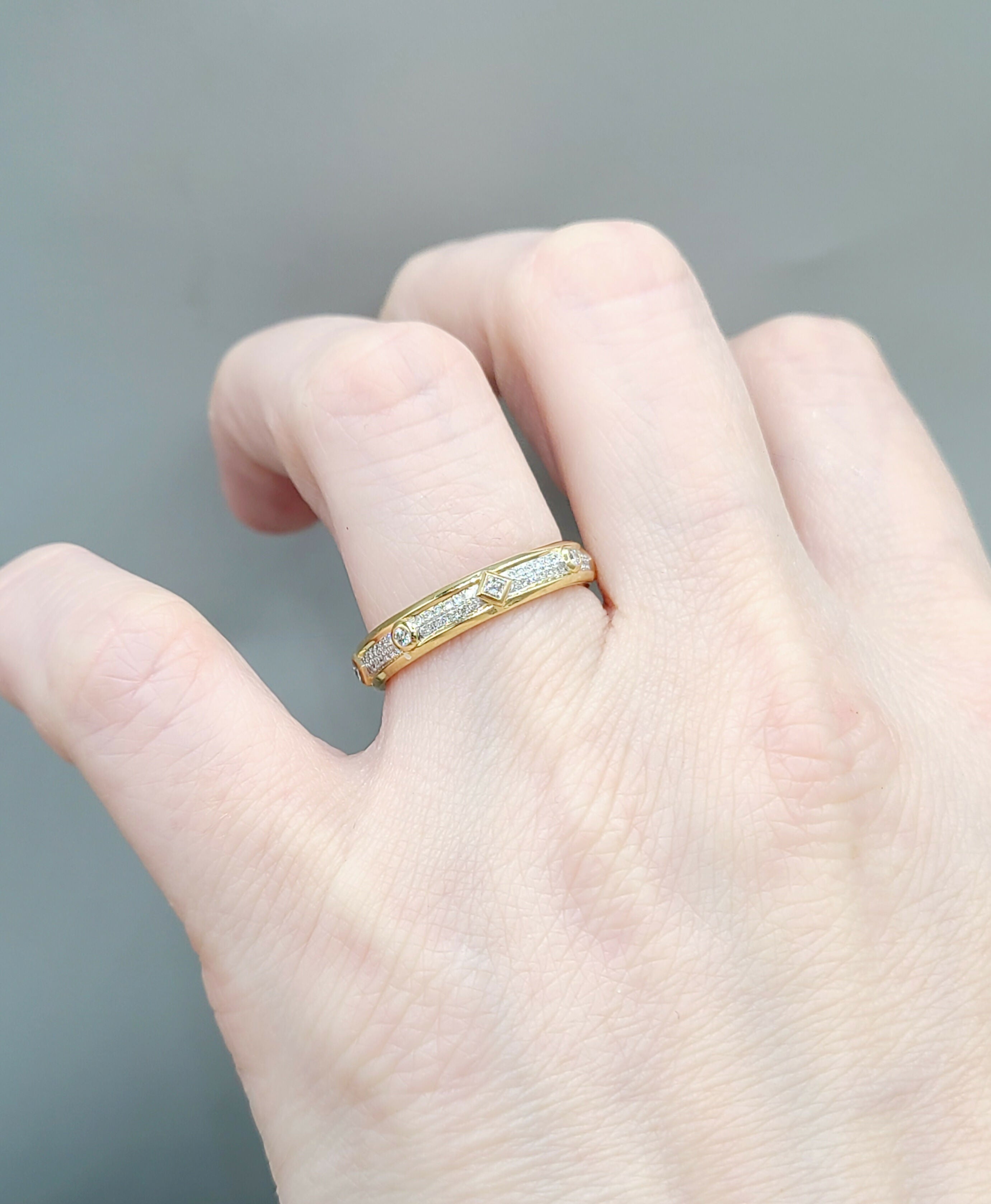 David Yurman Modern Renaissance Ring 18K Gold & Diamonds、mySite、hinf8tx79