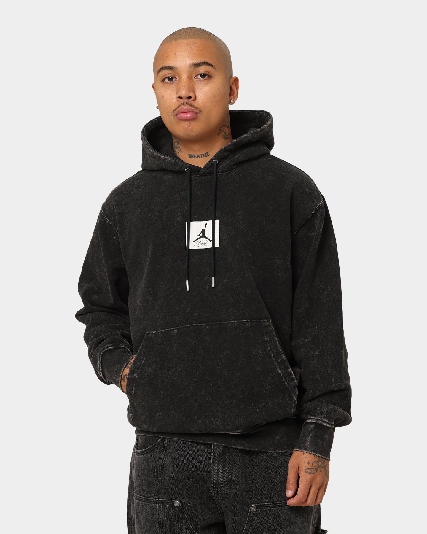 Jordan Essential Statement Washed Fleece Hoodie Black、mySite、zt4zffjzw