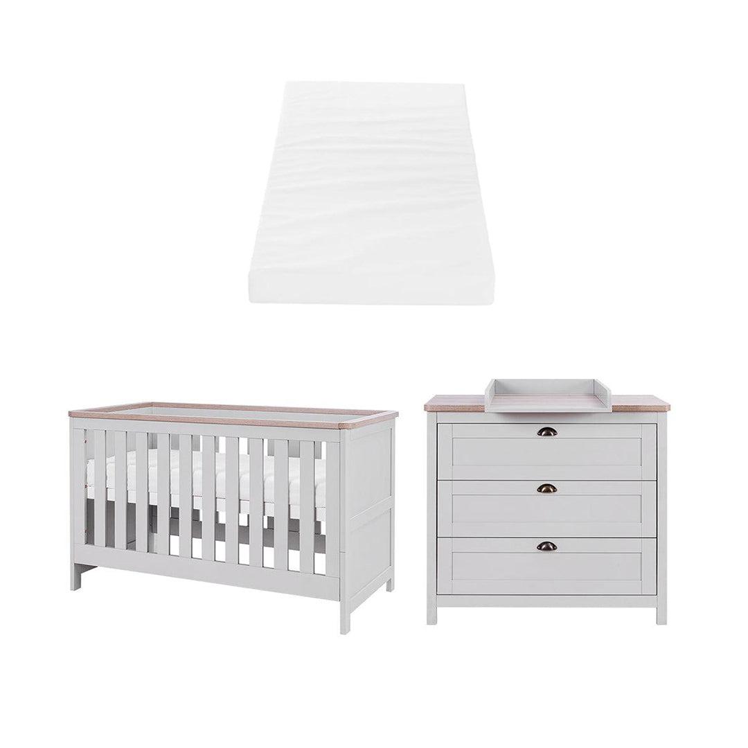  Tutti Bambini Verona 2 Piece Room Set - Dove Grey/Oak、mySite、merchandisen