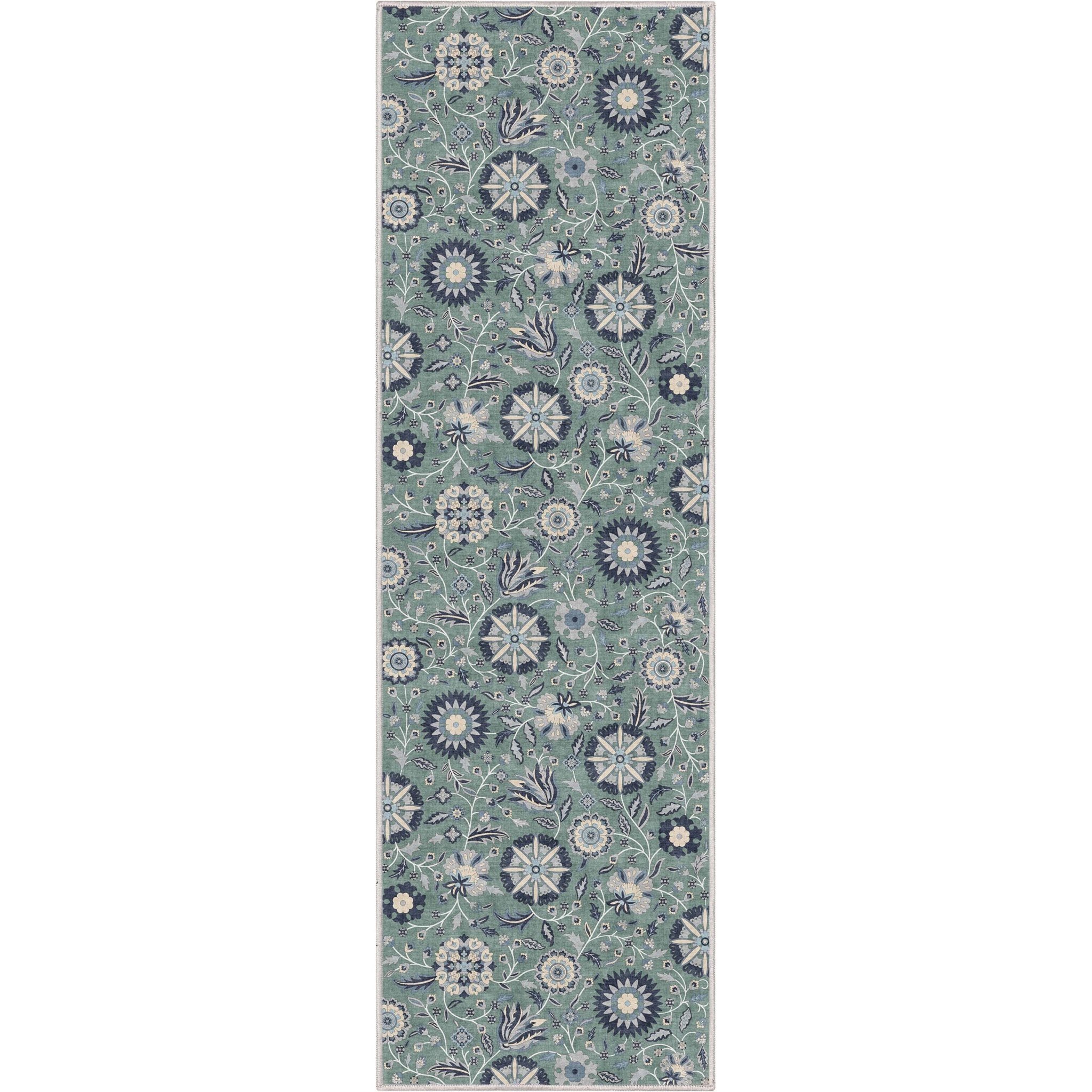 Charlotte Transitional Floral Flat-Weave Rug、mySite、gigharbornorthrealestate