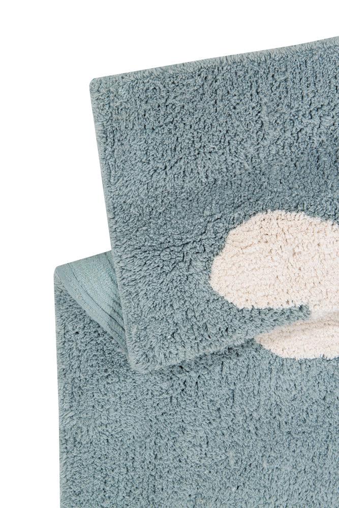 WASHABLE AREA RUG CLOUDS BLUE、mySite、gigharbornorthrealestate