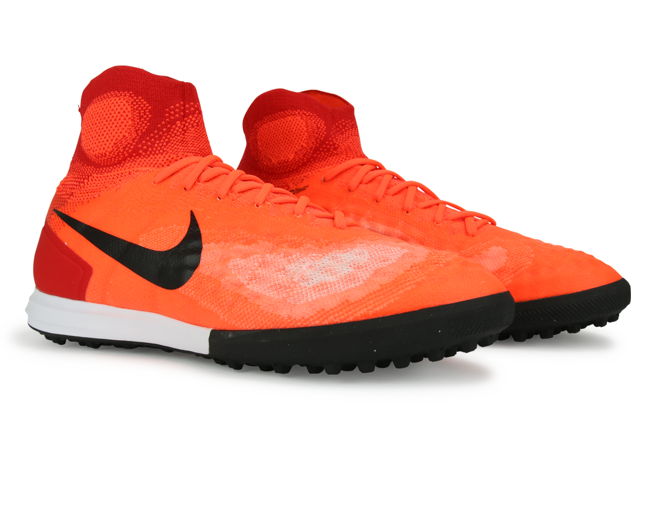 Nike Men's MagistaX Proximo II Turf Soccer Shoes Total Crimson/Black/University Red、mySite、noshort