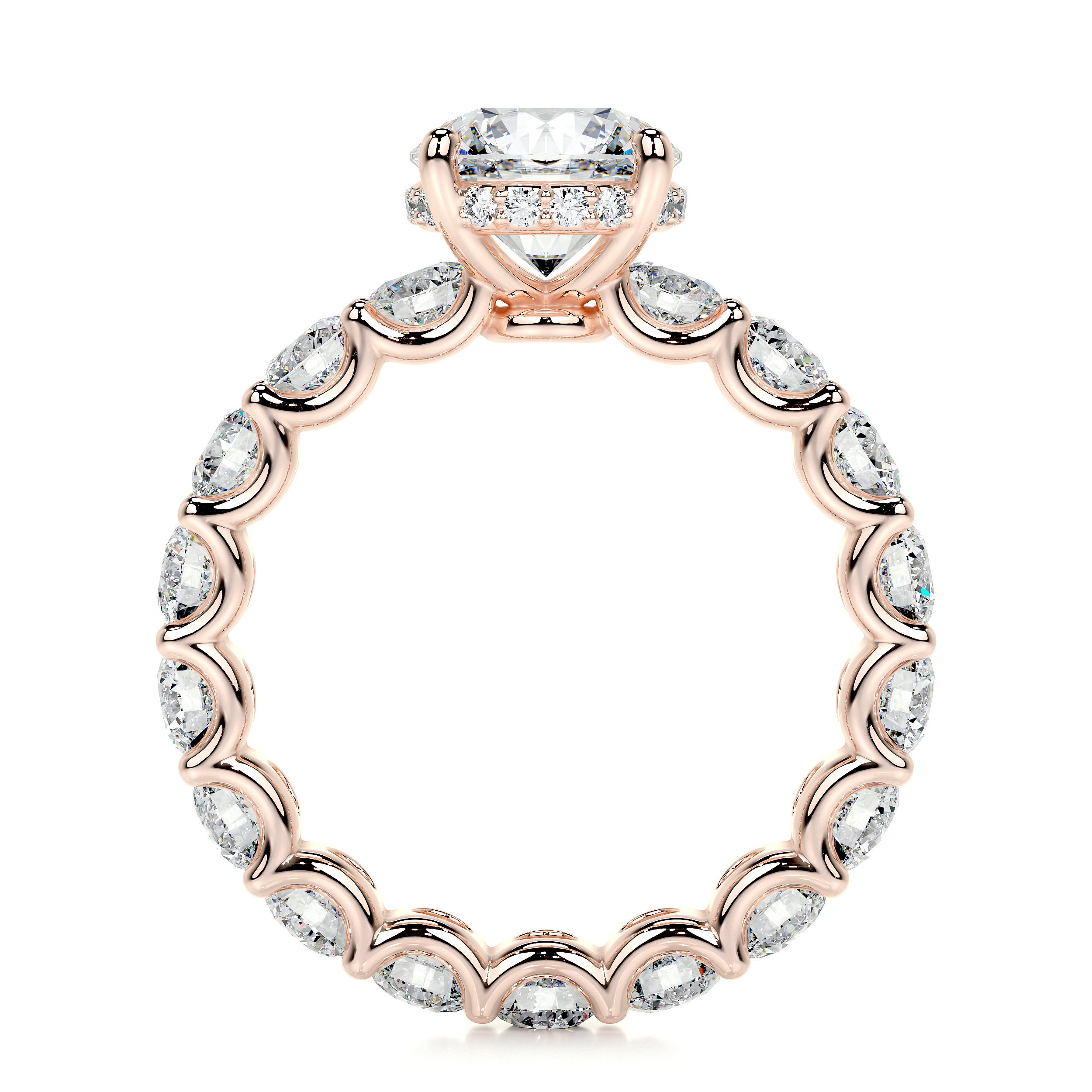 Lola Lab Grown Diamond Ring -14K Rose Gold、mySite、hinf8tx79