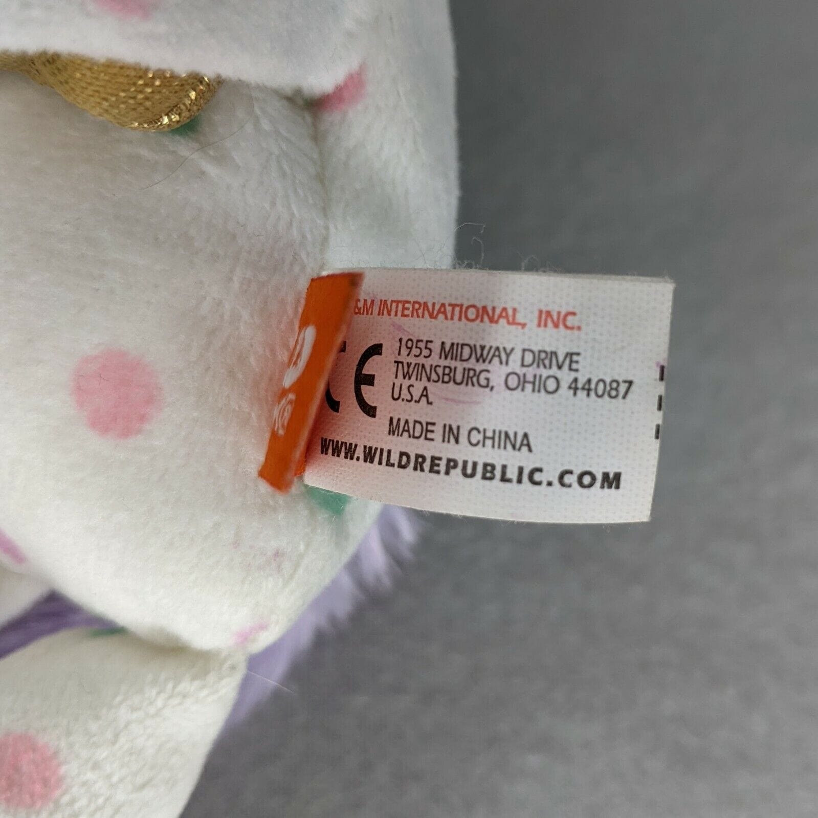 Ploka Dot Unicorn Huggers By Wild Republic、mySite、g9winljtr