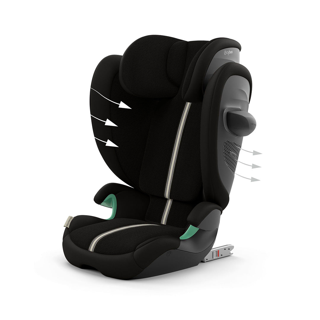  CYBEX Solution G2 Plus Car Seat - Moon Black、mySite、merchandisen
