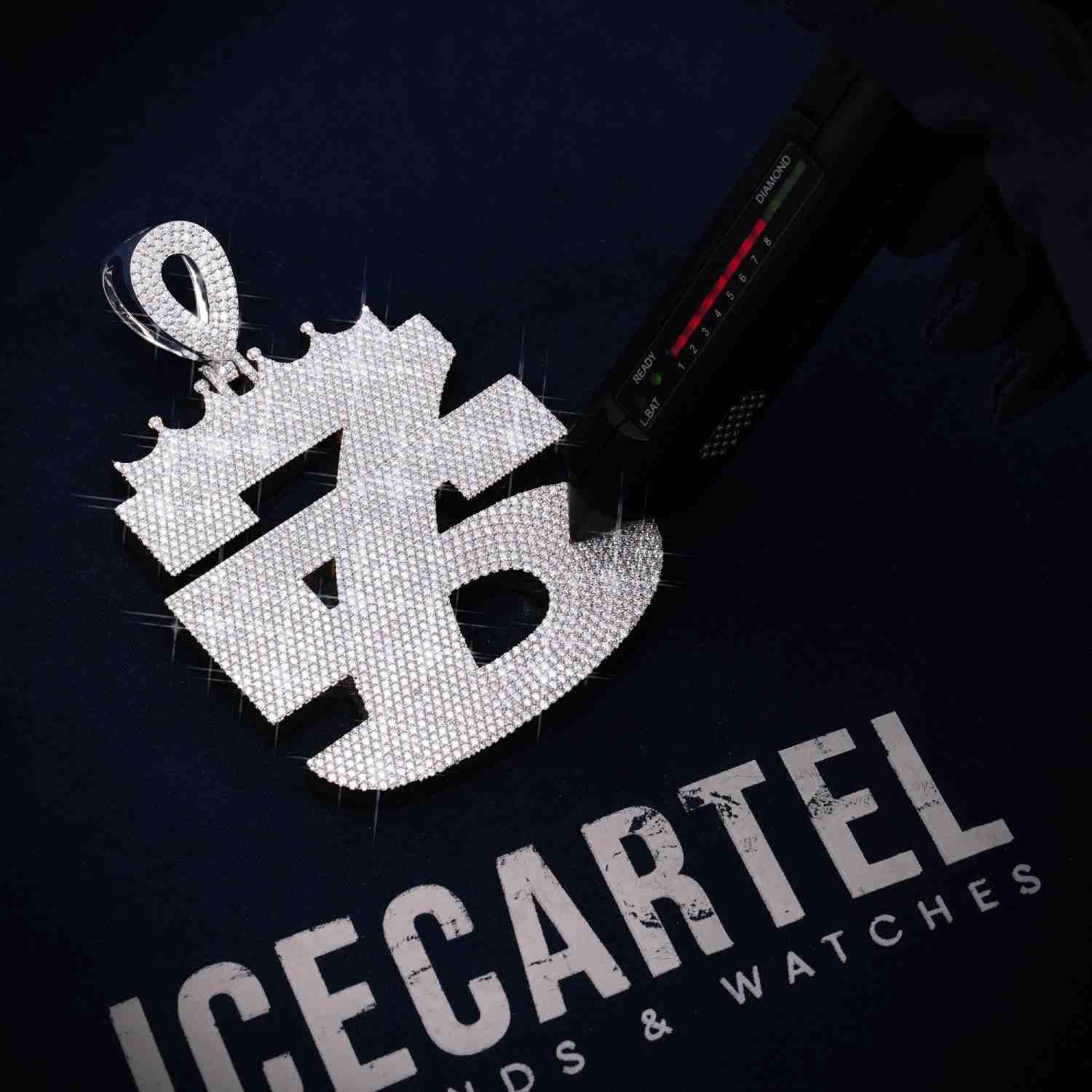 75 Custom Moissanite Pendant 14K Gold、mySite、hinf8tx79